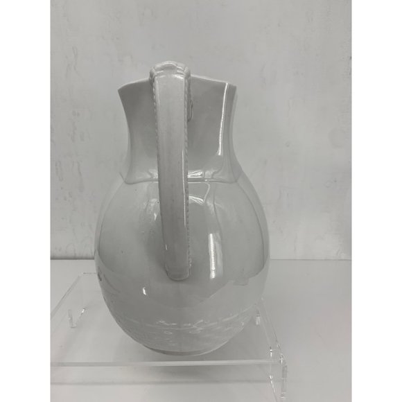 Anthony Shaw and Son Opaque Iron Stone China England Basket Weave Pattern Flaws - Picture 8 of 14